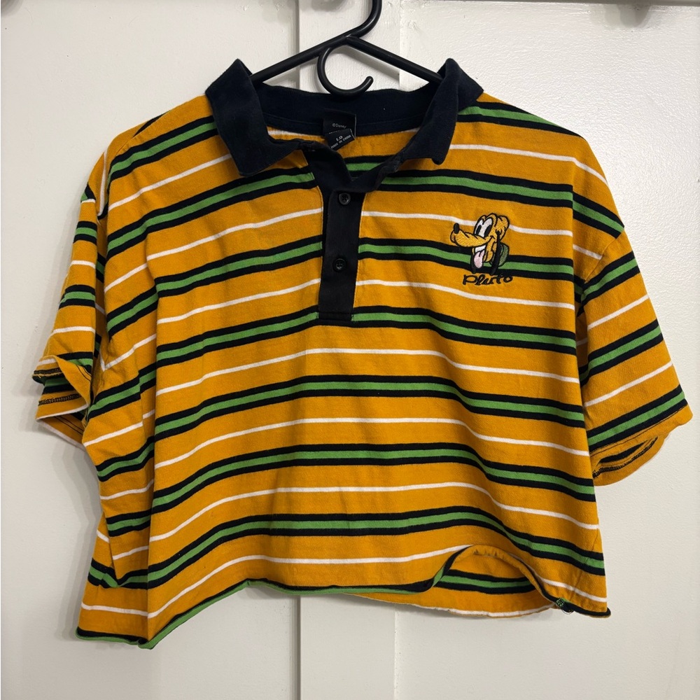 Disney Pluto Cropped Shirt